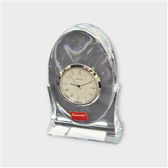 BACCARAT Tranquility Crystal Art Glass Desk Clock 4